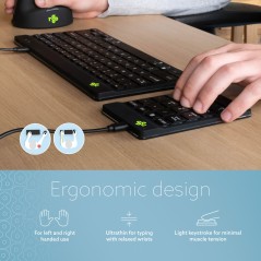 Ergonomic Excellence: R-Go Tools Black Wire Mouse - RGOCONMWDBL
